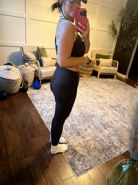 Venice Scrunch Leggings-Coffee
