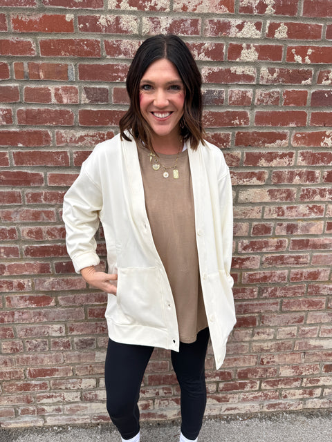 Elevation Cardi- Bone