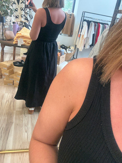 Know the Way Dress-Black