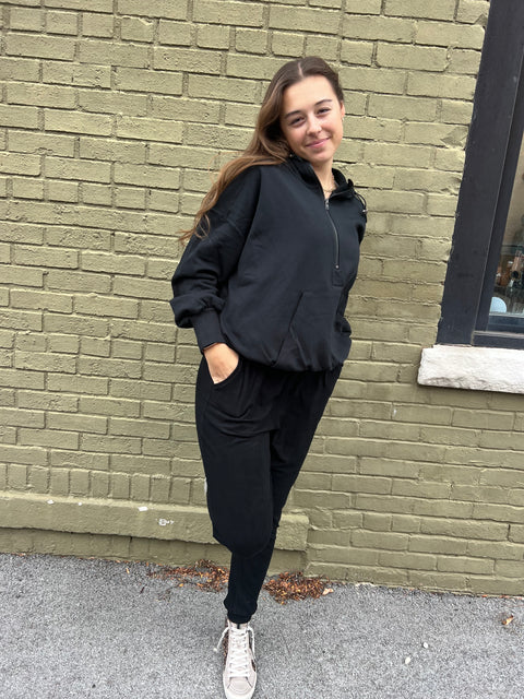 Comfortable Charm Pullover - Black