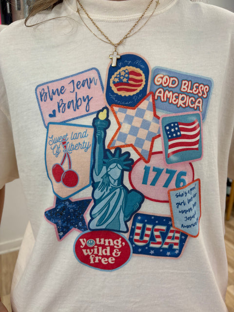 Patriotic Patch Tee