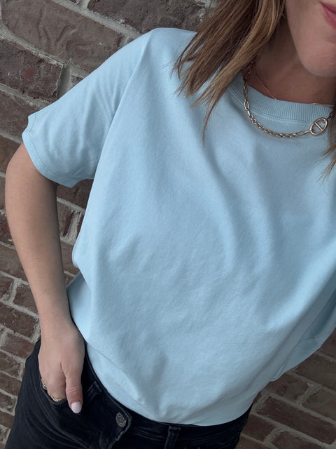 Classic Fit Tee-Ballet Blue