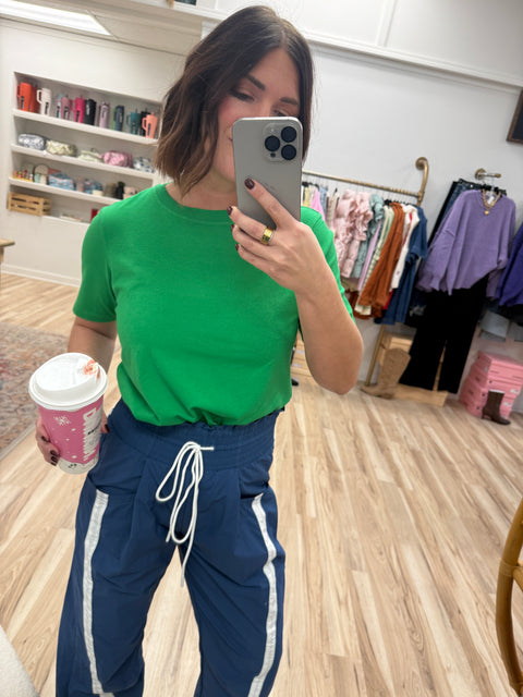 Classic Fit Tee-Kelly Green