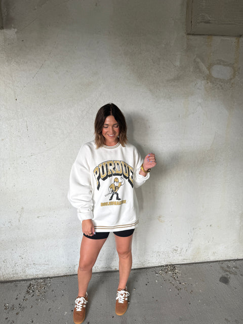 Purdue Vintage Crewneck