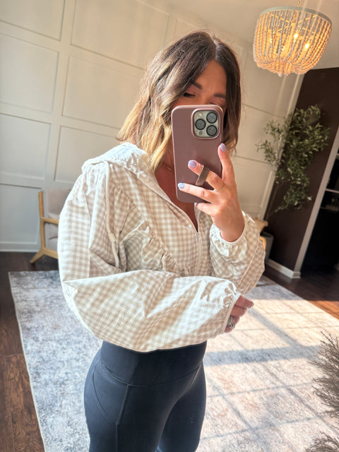 Gingham Lightweight Jacket