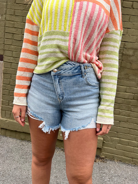Cruising By Shorts - light wash
