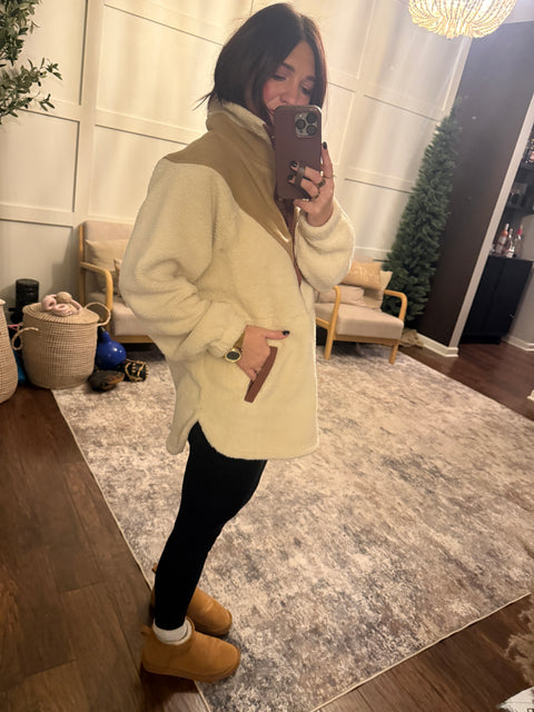 Color Block Pullover