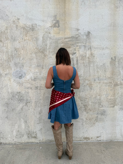 Front Row Denim Dress