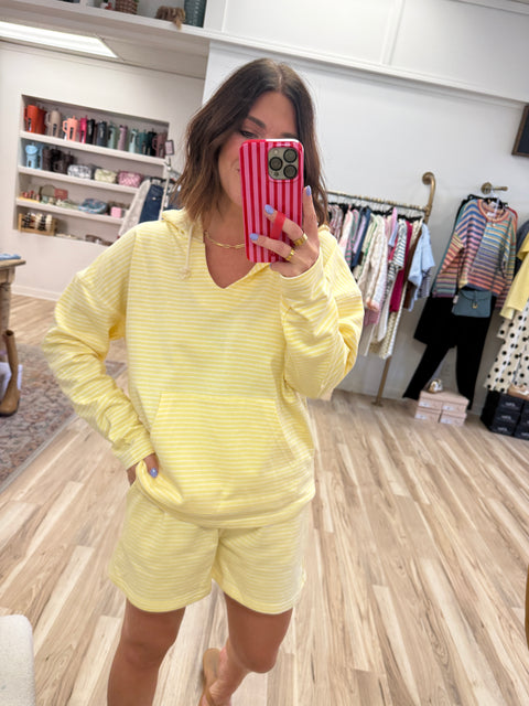 Boardwalk Stripe Set-Yellow