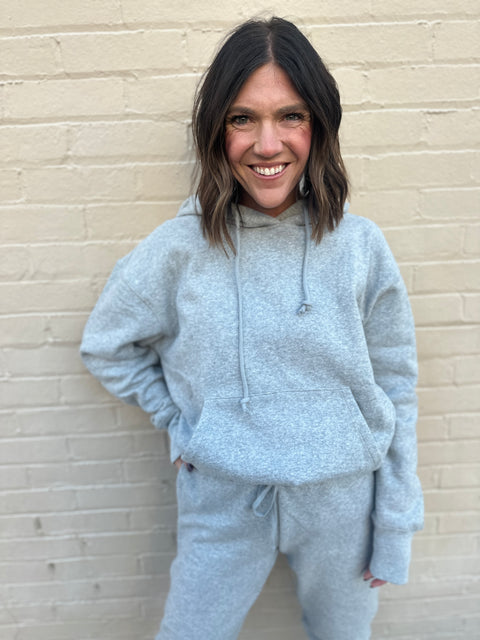 Drop off Hoodie-Grey
