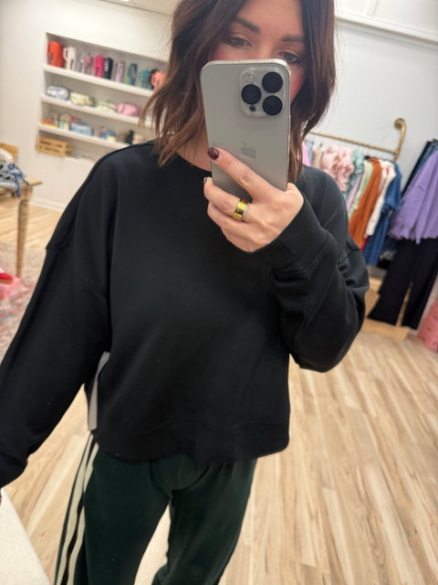 Laguna Crewneck-black