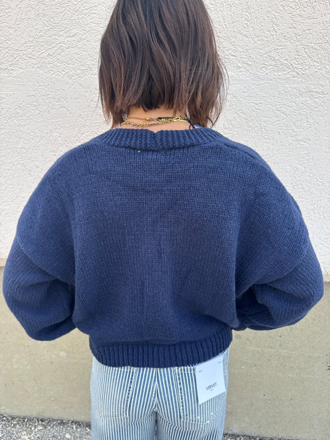 floral embroidered cardigan