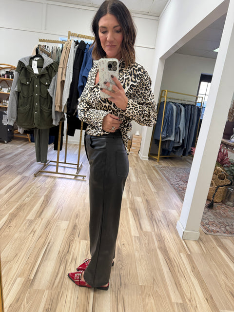 Fierce + On Point Leather Pants