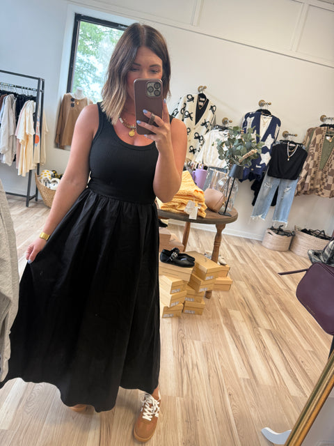 Know the Way Dress-Black