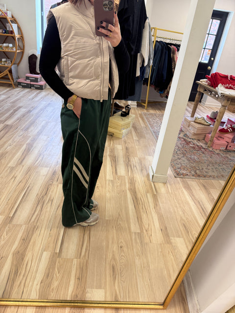 On the move track pants-forest