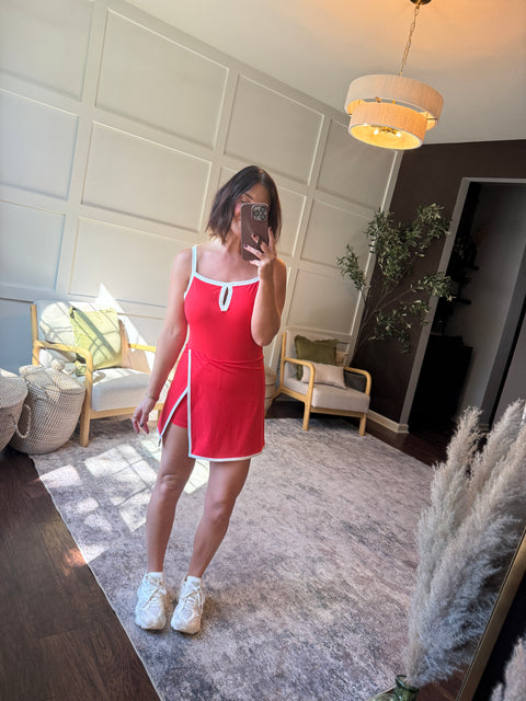 Front Slit Active Dress