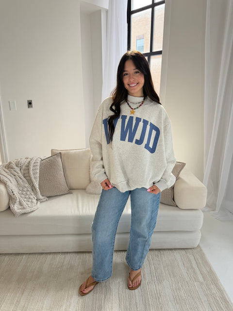 WWJD/AMEN Reversible Mock Neck