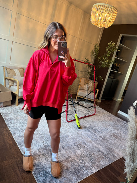 Tamika Sweatshirt-Red