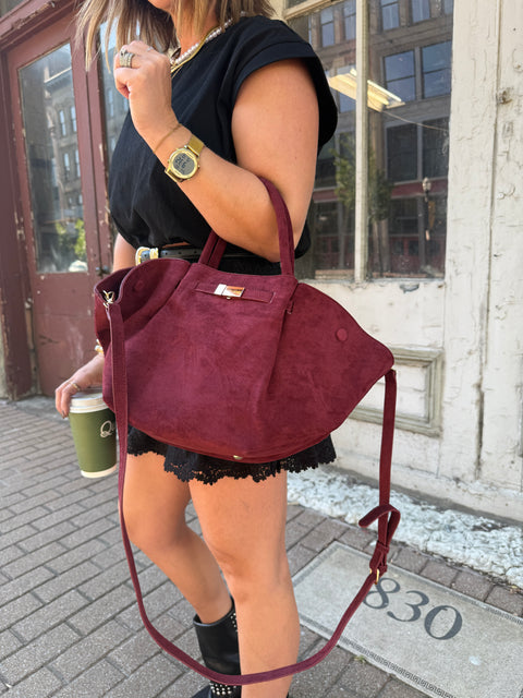 Trust Me Suede Bag