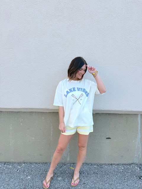 Lake Vibes Graphic-ivory