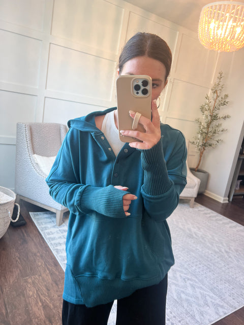 Vivi Pullover - Teal