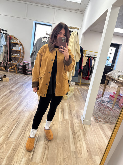 Stable Staple Barn Jacket-Taupe