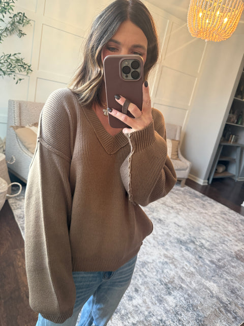 Keep On Sweater - Mocha