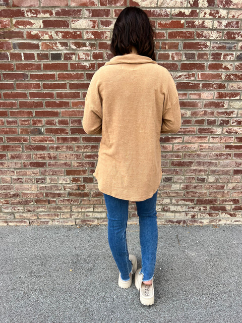 French Terry Shacket