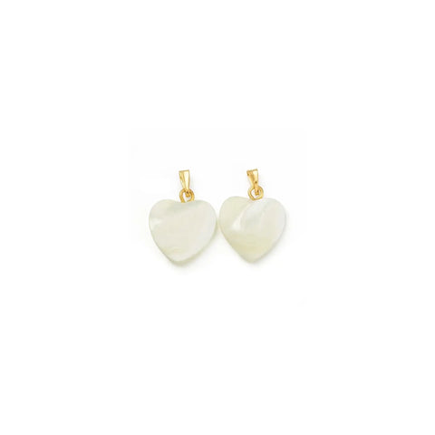Shell Heart Charm