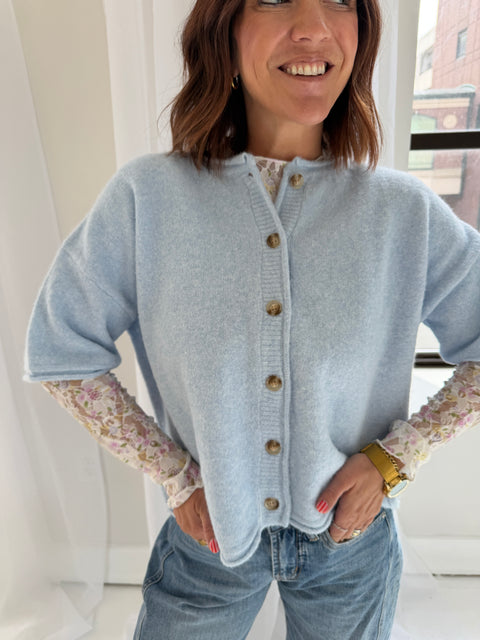 Ever so Classic Cardi-Sky