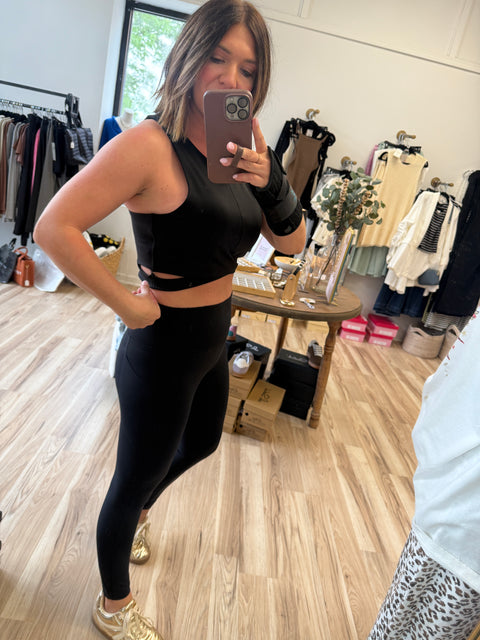 Everyday Cut Out Bra-black