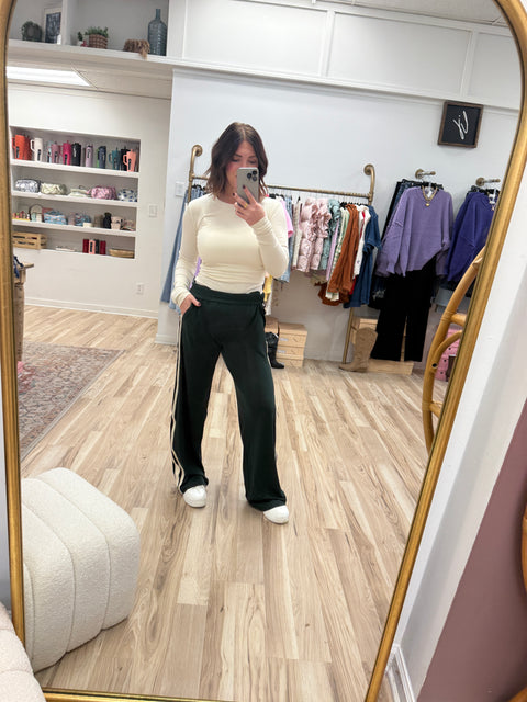 Butter Soft Track Pant-Forest