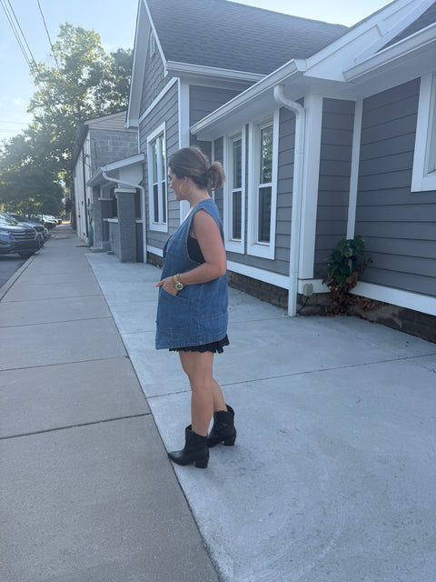 A Different View Vest-Blue