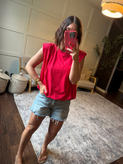 Classic Touch Top-red