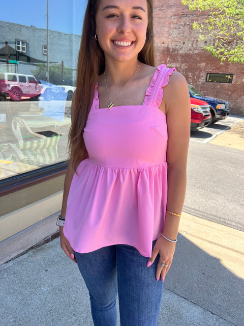 All Fluttered Tank-Bubble Gum