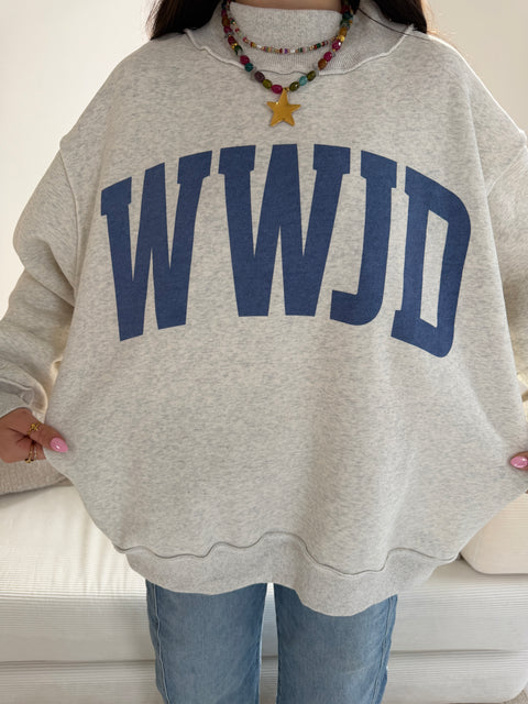 WWJD/AMEN Reversible Mock Neck