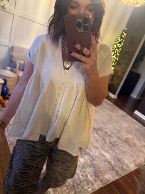 All About Now Top-Cream