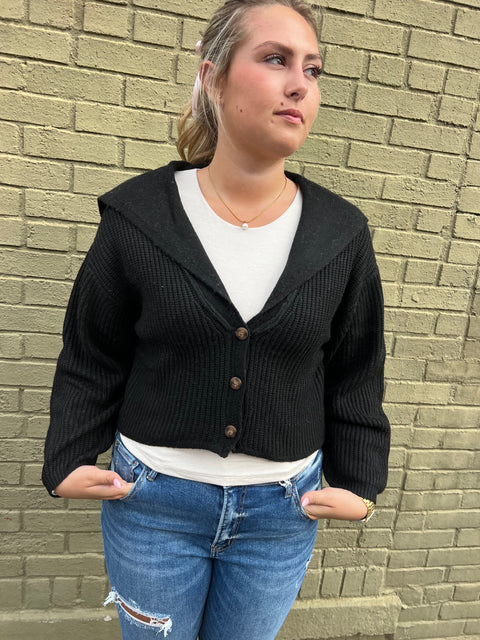 Keep Dreaming Cardi- Black