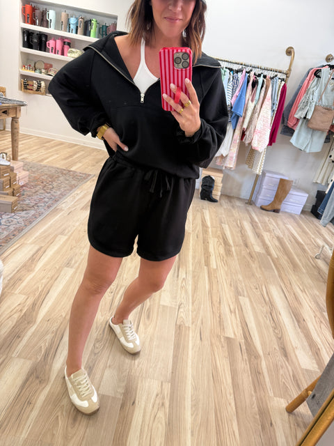Just Ask Shorts- Black