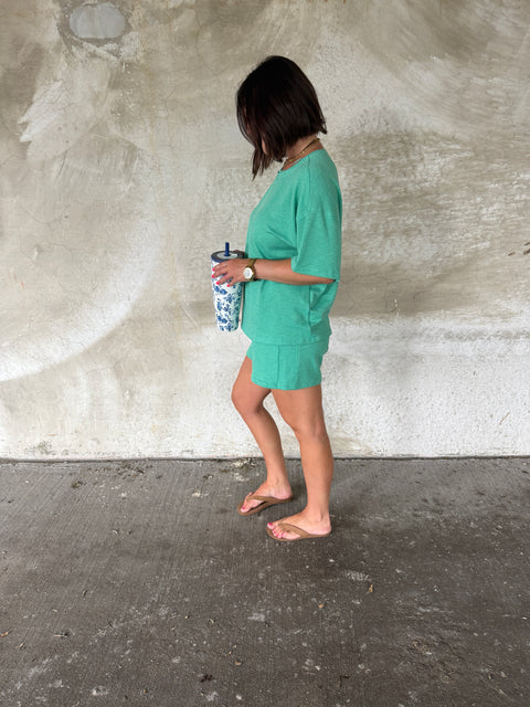 Amaya Textured Set- Green