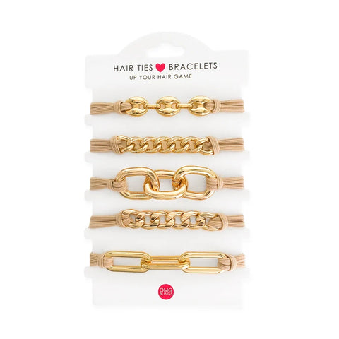 5 piece hair tie set