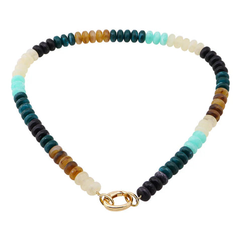 Knotted Beaded Necklace
