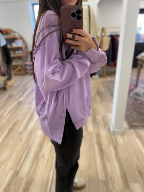 Tamika Sweatshirt-Lilac