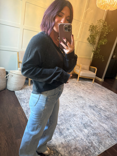 Good Life Henley-Black