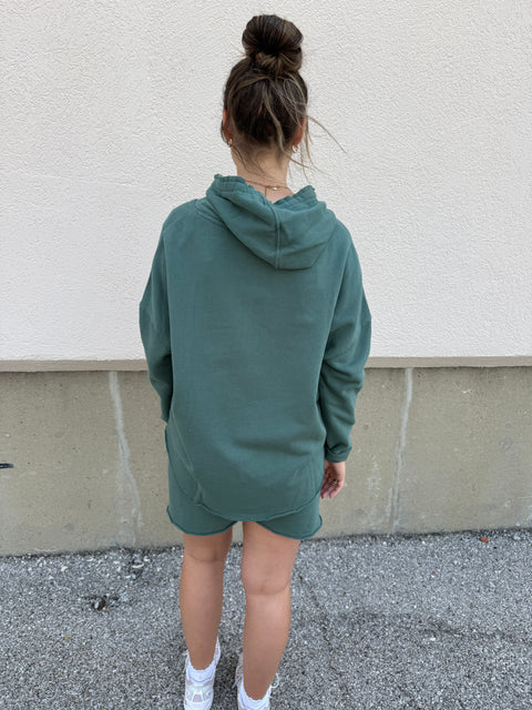 Malibu Hoodie-Eldergreen