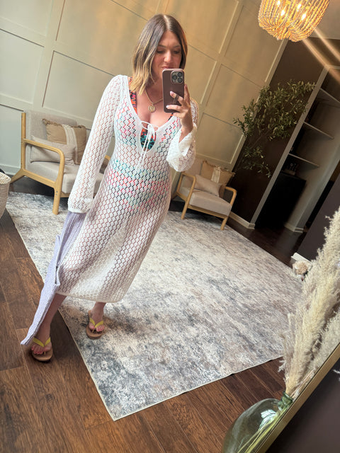 Summer Oasis Coverup-White