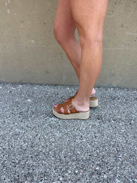 Judy  Sandals- Camel