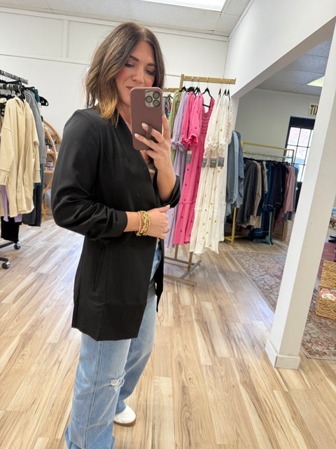 Power Trip Blazer- Black