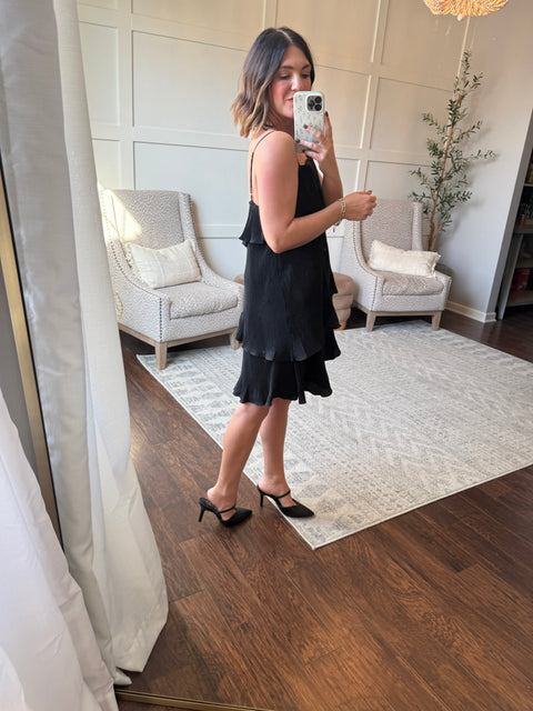 Moments We Share Dress-Black