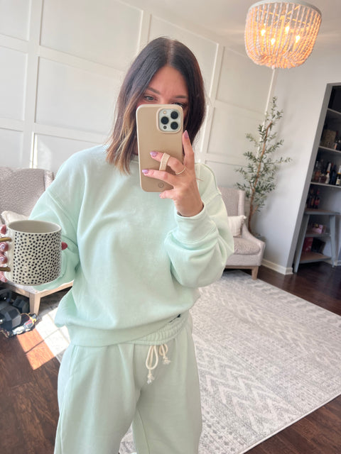 Rest Day Sweatshirt -Mint